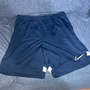 Nike dri fit Men's Navy Blue Athletic Shorts